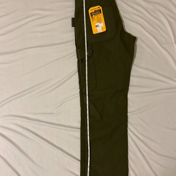 Carhartt Relaxed Fit Ripstop Cargo Work Pant Basil Green NWT BN5461-M 30x30 - Picture 4 of 7